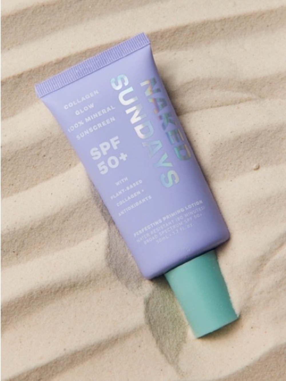 NAKED SUNDAYS SPF 50+ Collagen Glow Mineral Perfecting Priming Lotion